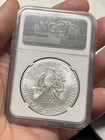 2017-w  1 Burnished Silver Eagle Ngc Ms70 Premier Select Series Coin