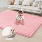 79x119   Baby Play Mat 1 2   Thick Extra Large Memory Foam Non-slip Crawling Mat