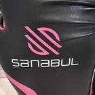 Sanabul Essential Gel Boxing Gloves In Black And Pink  8oz