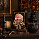 Halloween Skull Book Lamp Led Color Changing Gothic Table Mantel Decor