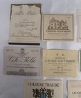 8 - 1960   s - 1970   s French Wine Labels Lot  2  8 Labels 