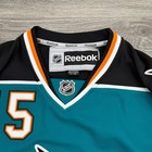 San Jose Sharks Jersey Mens Large Teal Nhl Hockey Dany Heatley  15 Reebok
