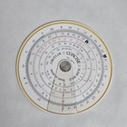 Concise Circular Slide Rule 28n Japan Vintage W  Case   Manual Calculator Math