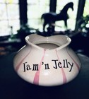 Vintage 1958 Holt Howard Pixie Pixieware Jam N Jelly Mustard Condiment Jars Mcm