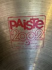 Paiste Cymbal 20    Inch Ride 2002 Cymbal Red Label - Great Shape