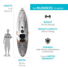 Kayak- Stealth 11 Ft  Sit-on-top Kayak  Eclipse Fusion Usa Free Shipping