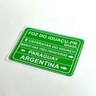 Iguazu Falls Brazil Argentina Paraguay Memorabilia Sticker