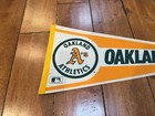 1980 s Vintage Oakland Athletics A s Baseball Full Size Pennant Flag Mlb 29 