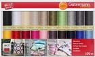Gutermann Thread Set  Sew-all  100m  Pack Of 20  Assorted