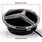 Car Led Grill Emblem Front Logo Star Light For Mercedes Benz C Glk B Class 08-14