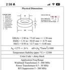 Ft-290-43 Ferrite Toroid Core - 2 9 Inch Od Fair-rite