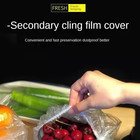 100pcs Food Cover Disposable Plastic Wrap Elastic Food Covers For Fruit Bowl Cup