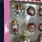 Hello Kitty Miniature Ornaments Set Of 7 Sanrio Christmas 2000s Vintage Rare