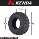 Kenda Bear Claw Ex 22x8-10 Front Atv 6 Ply Tires Bearclaw 22x8x10 - 2 Pack