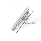 Mens Stainless Steel Tie Clip Necktie Bar Clasp Clamp Pin Gold Black Silver