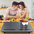 Induction Cooktop Electric Cooktop 2 Burner Glass Cooktop Stove 110v 4000w Touch
