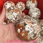 1pc Natural Mexican Agate Ball Sphere Quartz Crystal Mineral Reike Healing 50mm 