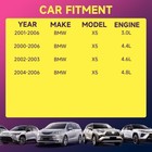 Engine Coolant Radiator With Transmission Oil Cooler Compatible With Bmw X5 3 0l