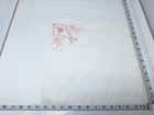 Lovely Vintage Pink Madeira Monogrammed Letter H Hand Rolled Hankie Free Ship
