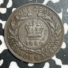 1880 Newfoundland Large Cent Lot t2333 Round  o  Low  o 