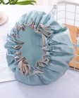 Bath Caps Reusable Double Layer Bathing Hair Shower Cap Women Waterproof
