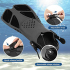 Swim Fins Snorkel Fins Snorkeling Gear Flippers For Swimming Short Diving Fins T