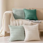  Throw Pillow Covers 22x22 Inch  Set Of 4  22  X 22   pack Of 4  Beige green