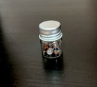  28       jar Set    Set 4 Matching Eyeball Pee Wee Glass Art Marble Hand Made Lot