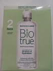 2pk Bausch   Lomb Biotrue Multi-purpose Contact Lens Solution W lens Case 20 Oz 