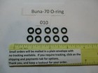 010 O-ring  1 4  Id X 3 8  Od X 1 16  Thick  Buna-70    Quan 10 
