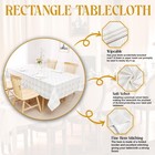 Majestic Giftware Velvet Tablecloths Rectangle Tables  70 144  - Tc1406 Gold