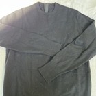 Vintage Wool Sweater 1 4 Zip Back Long Sleeve Med Round Neck Soft Retro