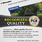 Sportspower Bounce Pro 14  Round Trampoline With Safety Enclosure In Green And B