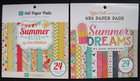 Stampin Up  Cool Treats Stamp Set   Frozen Treats   2 Echo Park Paper Pads