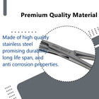 German Mixter Hemostat Forceps 90   Degree Full Curved Half Serrated Jaws - 6 