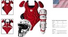 Lightweight Catcher s Gear Package - Scarlet  S m 