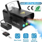 400w Fog Machine Rgb Led Party Club Dj Fogger Rapid Heating Remote Control Weddi