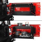 Wrangler Tailgate Table 2-tier Foldable Cargo Desk Storage Compatible With Jeep