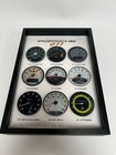 Porsche 911 Evolution Gauge Display Frame A4 Wall Art Car Enthusiast Gift Decor