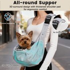 Reversible Dog   Cat Sling Carrier With Padded Straps For Easy Travel