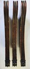 Set 3 Vintage Mahogany Duncan Phyfe Fluted Legs W  Metal Claw Feet