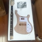 Us Ship Unfinished Electric Guitar Diy Kit     Maple Neck Full Hardware Included