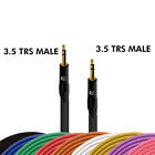 3 5 Trs Male Balanced Cable - Custom Length Color Premium Stereo Connector Cord