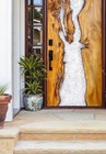 Handmade Epoxy Resin River Barn Door   Rustic Modern Interior