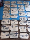 1940-1941 Sweet Caporal Aircraft Spotter 47 Card Lot Very Rare Cut Cards