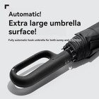 1pc Automatic Folding Umbrella Men Women Strong Windproof Sun Rain - New