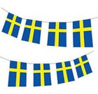  10m 20 Xl Flags Sweden Swedish Sverige Flag Bunting