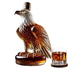 Unique Eagle Whiskey Glass Decanter Bottle Exquisite Decor Gifts For Men  Dad