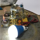 Steam Power Generator Motor Double Cylinder For Hotair Stirling Engine Model Kit