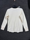 Duluth Trading Burly Thermal Shirt Women S Cream Long Sleeve Waffle Knit 80258